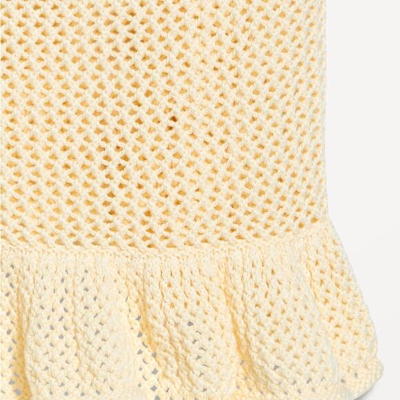 Old Navy Sweet Butter Sleeveless Open-Stitch Peplum Sweater - Picture 5 of 10